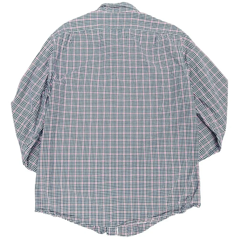J. CREW Men's Slim Fit Woven Checkered Button-Down‎ Shirt | Size L